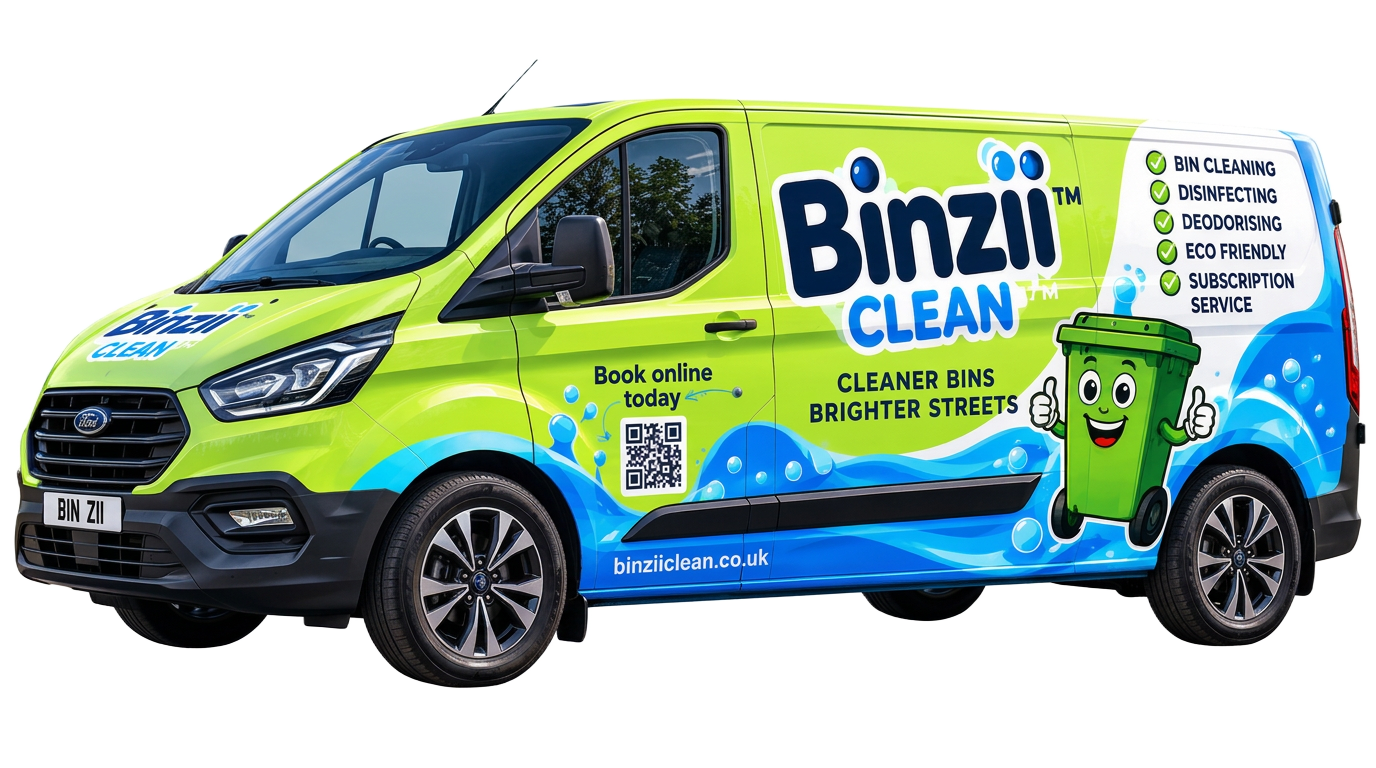 The BINZII Clean van out on its rounds